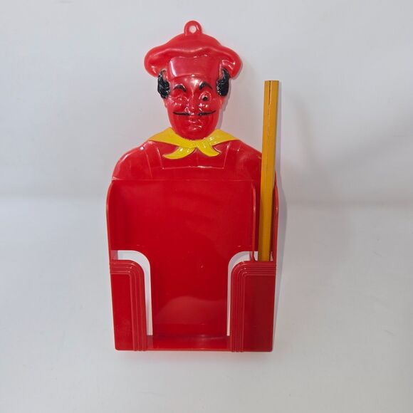 Royal Pacific Co Chef Line Memo Pad Vintage 1940s 7-1/2" x 3-5/8" Pencil Holder - Picture 3 of 16